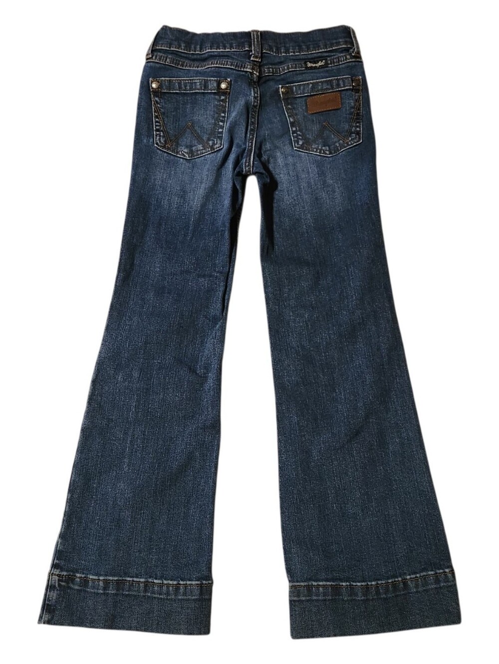 Wrangler Girls Darci Wide Leg Trouser Jeans Size 8 Western Cowgirl 1009GWWDI